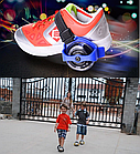 Ролики на обувь светящиеся (ролики на пятку) с подсветкой колес Small Whirlwind Pulley (безразмерные) Синие, фото 9