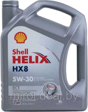 Моторное масло Shell Helix HX8 ECT 5W30 - фото 1 - id-p214103991