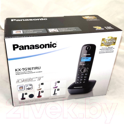 Беспроводной телефон Panasonic KX-TG1611H - фото 7 - id-p214113051