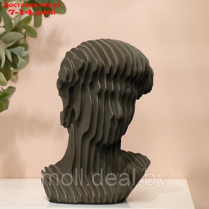 Скульптура "Голова Давида", полистоун, 18 х 18 х 29 см - фото 2 - id-p214088803
