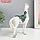 Сувенир полистоун "Императорский конь,белый с зеркалами" 19х5,5х21,5 см, фото 3