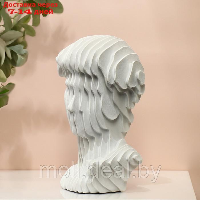 Скульптура "Голова Давида", полистоун, 18 х 18 х 29 см