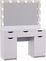 Туалетный столик с зеркалом Мир Мебели SV-62 с подсветкой