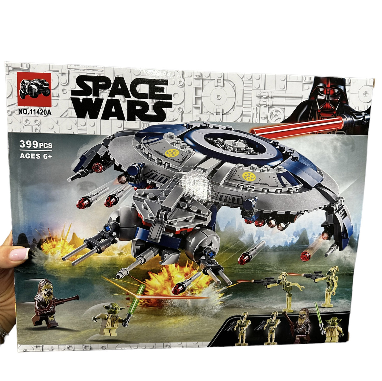 11420 Конструктор Lari Space Wars "Дроид-истребитель", аналог LEGO Star Wars 75233, 399 дет