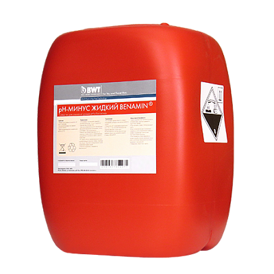 BWT BENAMIN pH-минус, 30 л.