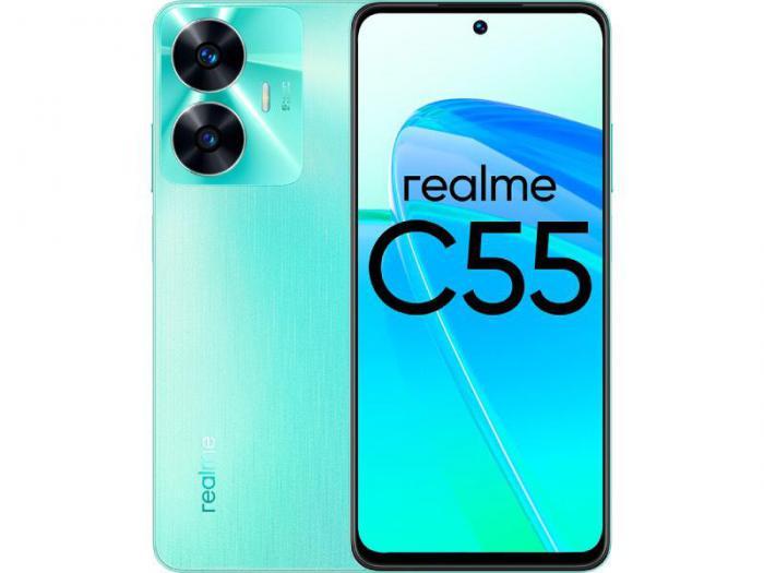 Сотовый телефон Realme C55 8/256Gb LTE Green - фото 1 - id-p213589648