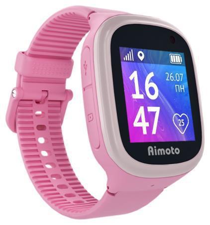Детские умные смарт часы-телефон для девочки с камерой GPS AIMOTO START 2 9900201 розовые - фото 2 - id-p213723221