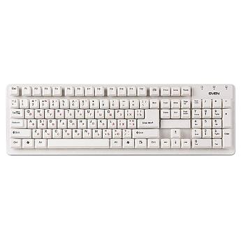 Клавиатура Sven Standard 301 White USB