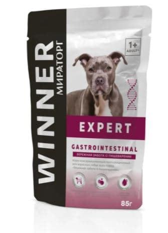 Влажный корм для собак Winner Expert Gastrointestinal Dog 85 гр - фото 1 - id-p201447659