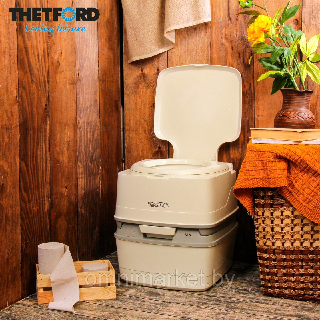 Биотуалет Thetford Porta Potti Qube 165L (Luxe) портативный с сиденьем, Нидерланды - фото 1 - id-p214165532