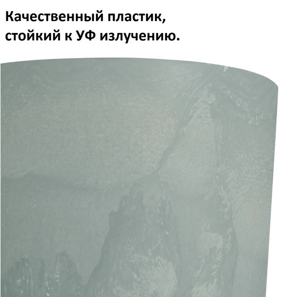 Горшок цветочный Tubus Slim Beton Effect 400, серый бетон - фото 5 - id-p214167072