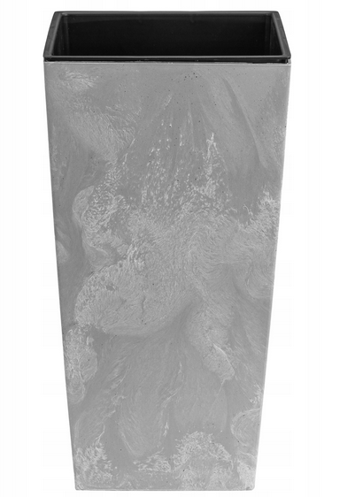 Горшок цветочный URBI SQUARE BETON EFFECT, серый бетон - фото 3 - id-p214167076
