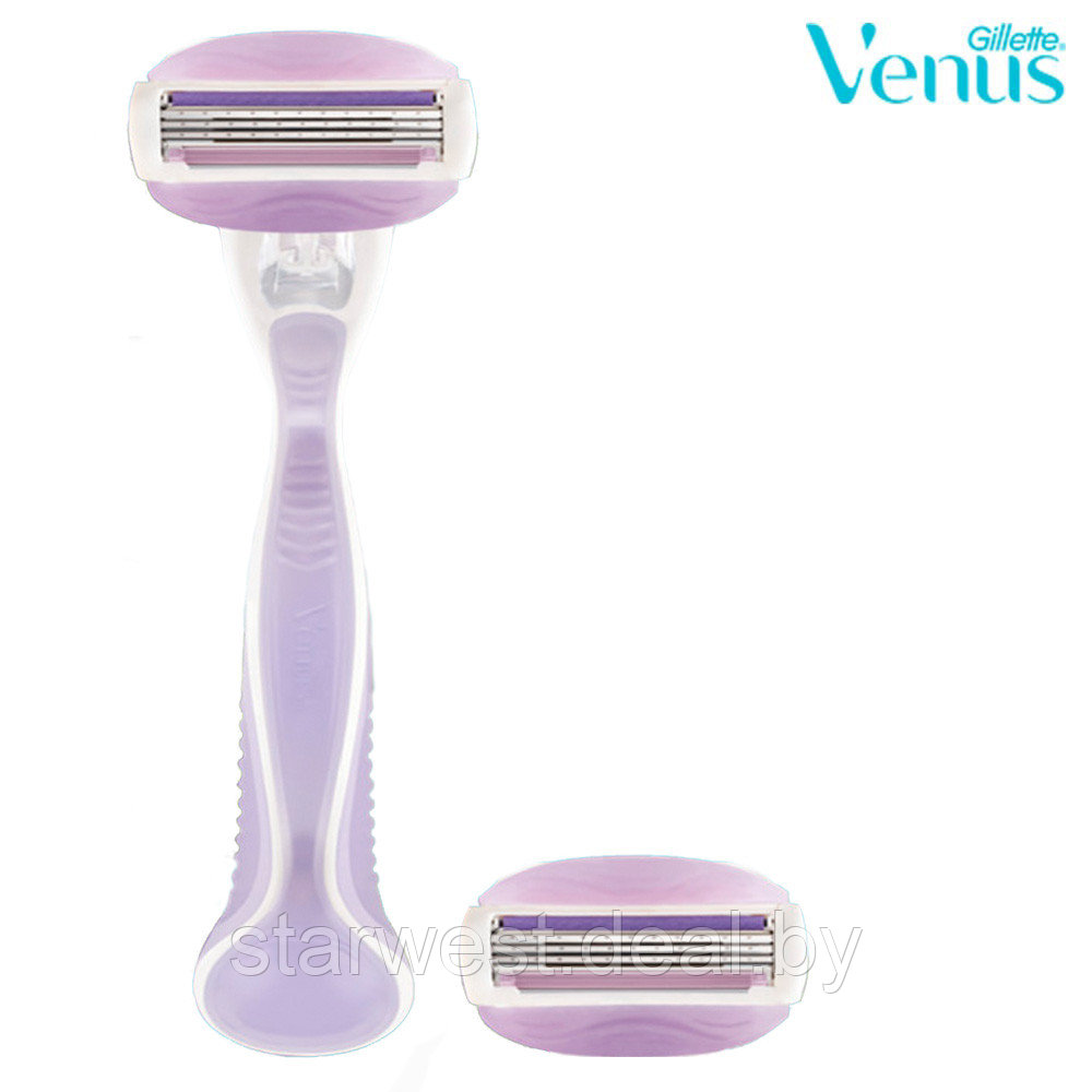 Gillette Venus Breeze Comfortglide с 2 кассетами Бритва / Станок для бритья женский - фото 4 - id-p133933911