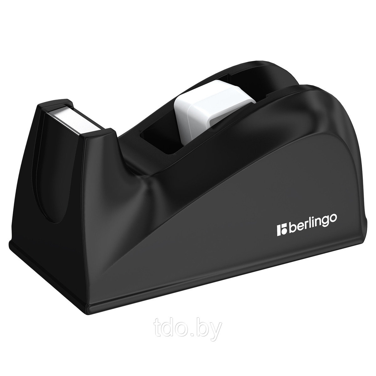 Диспенсер настольный Berlingo для канцелярской клейкой ленты, черный - фото 1 - id-p214167324