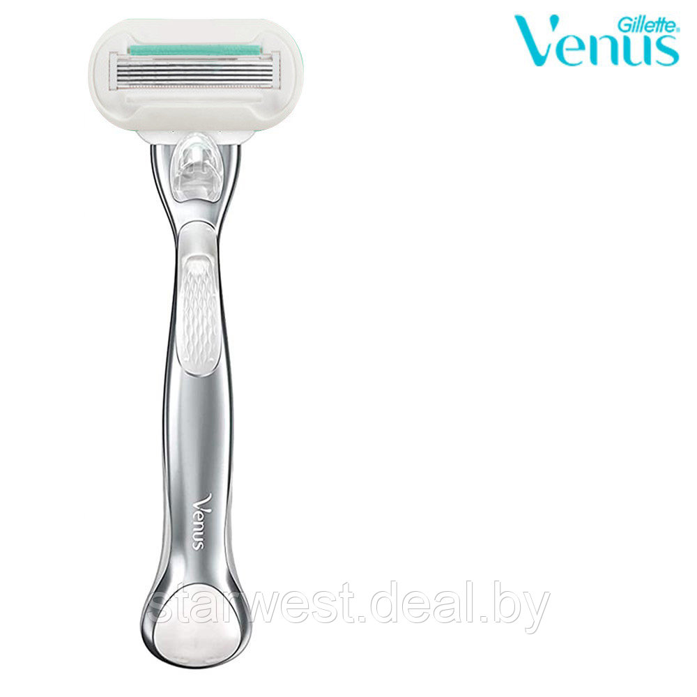 Gillette Venus Platinum Deluxe Smooth Sensitive с 1 кассетой Бритва / Станок для бритья женский - фото 4 - id-p174181689