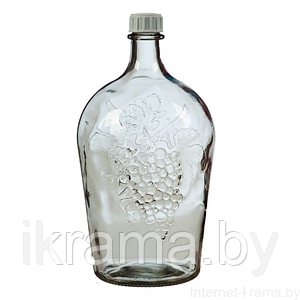 Бутылка Винная 3 литра с крышкой
