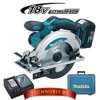 Аккумуляторная циркулярная пила Makita DSS610RF (1 акк. 18V, 3Ah, зарядка, кейс)