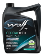 Моторное масло Wolf OfficialTech 0W-20 LS-FE 5л