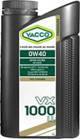 Моторное масло Yacco VX 1000 LL 0W-40 2л