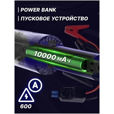 Автомобильный пылесос Lydsto Handheld Dust Collector and Emergency Power Supply (YM-XCYJDY02) темно-серый - фото 7 - id-p214168696