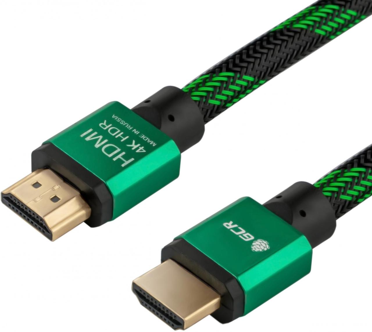 Greenconnect Кабель 3.0m HDMI версия 2.0, HDR 4:2:2, Ultra HD, 4K 60 fps 60Hz/5K*30Hz, 3D, AUDIO, 18.0 Гбит/с, - фото 1 - id-p214169742