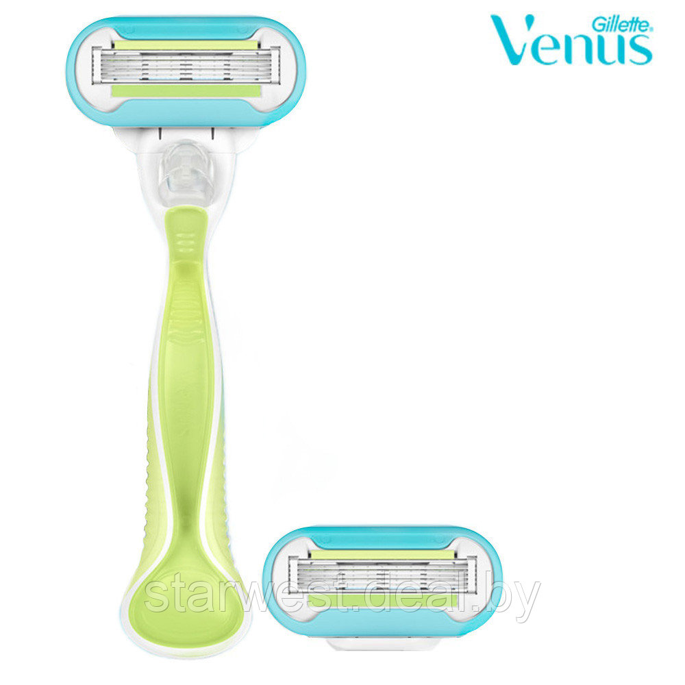 Gillette Venus Embrace Extra Smooth с 2 кассетами Бритва / Станок для бритья женский - фото 4 - id-p129865446