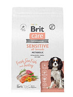 Сухой корм для собак Brit Care Dog Adult Sensitive Metabolic (рыба, индейка) 3 кг