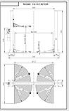 2-х стоечный электрогидравлический подъемник 4,0т HOREX артикул HL-4.0 BZ-EМ+Проставки, фото 2