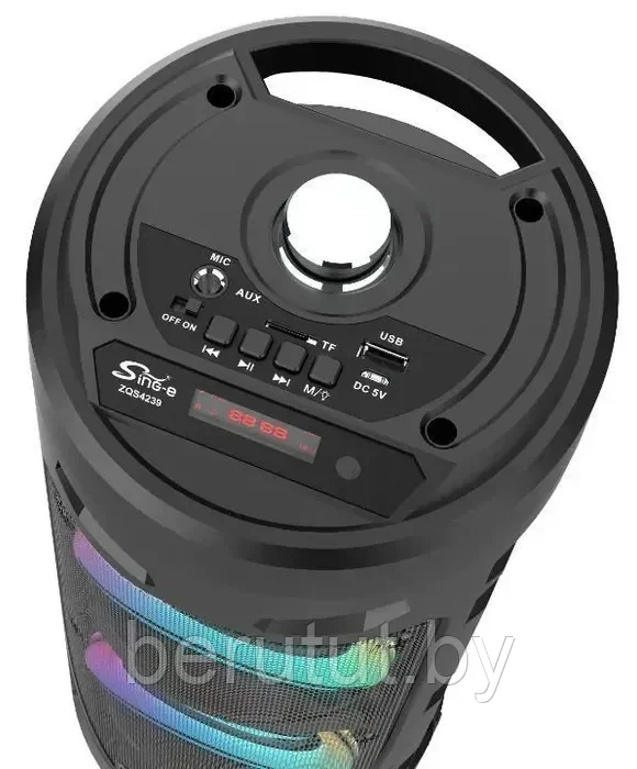 Акустическая колонка напольная Bluetooth ZQS4239 с микрофоном - фото 3 - id-p214172616