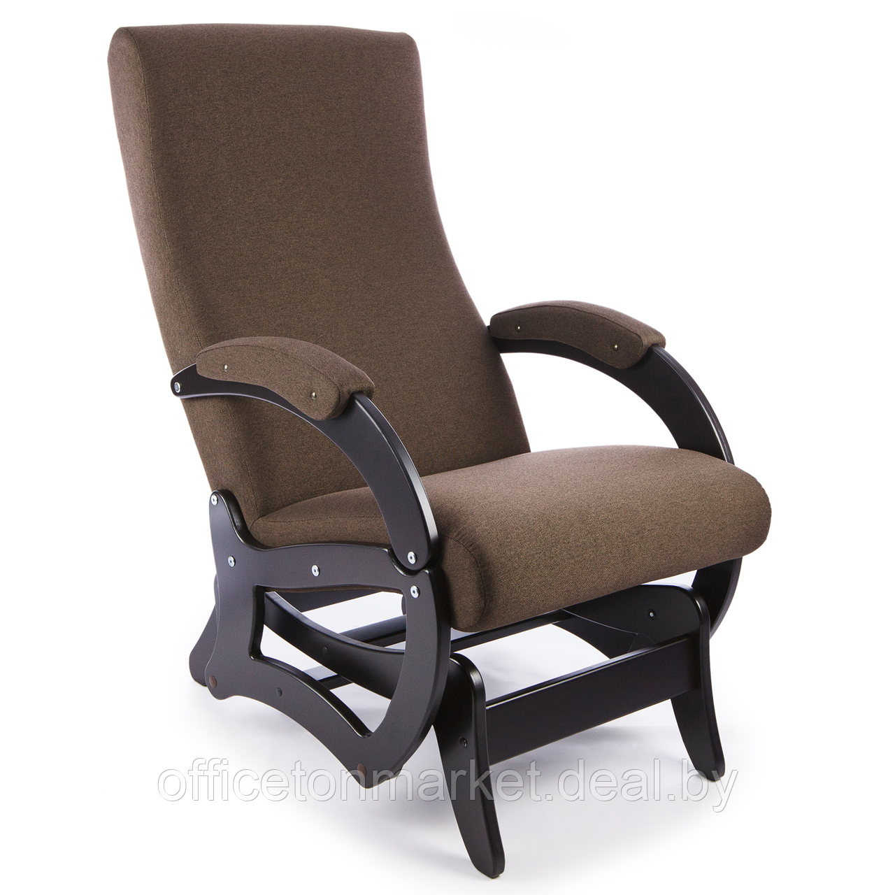 Кресло-качалка гляйдер Бастион 5 United 8, коричневый - фото 1 - id-p214167848