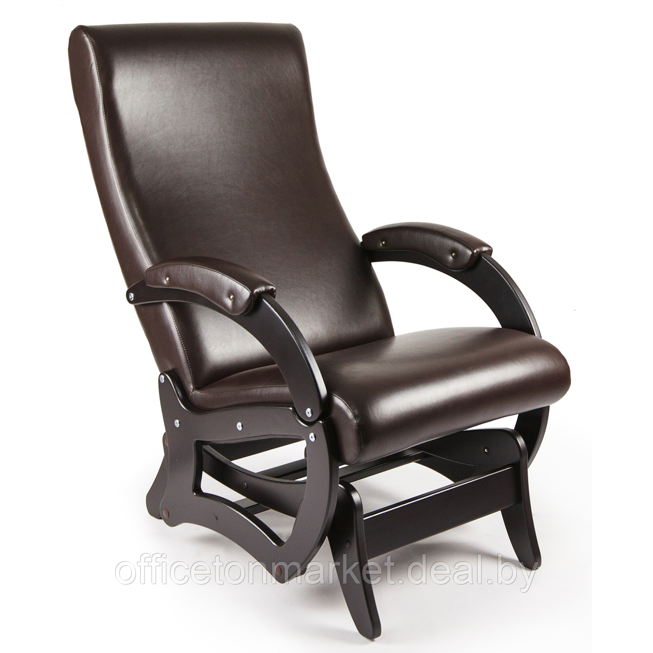 Кресло-качалка гляйдер Бастион 5 Selena, темно-коричневый - фото 1 - id-p214167850