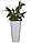 Горшок цветочный Tubus Slim Beton Effect 400, серый бетон, фото 8