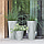 Горшок цветочный Tubus Slim Beton Effect 400, серый бетон, фото 2