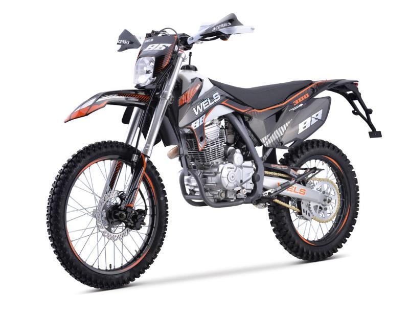 Кроссовый мотоцикл WELS PR300 Оранжевый - фото 9 - id-p214174560