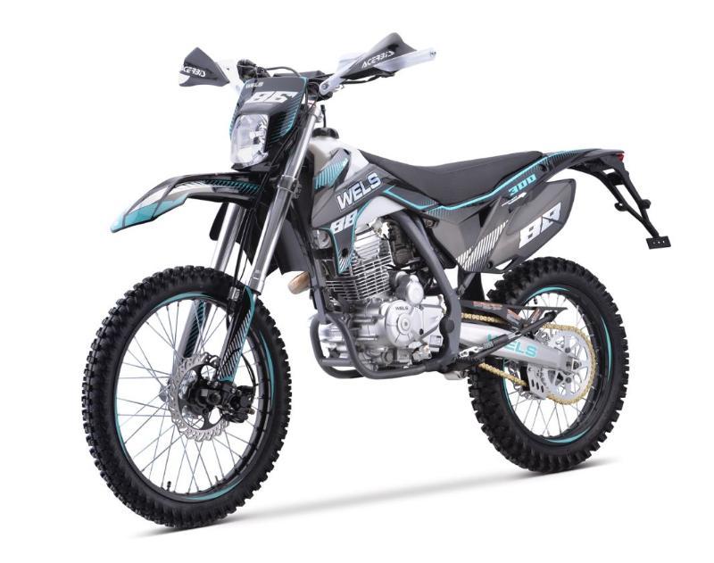 Кроссовый мотоцикл WELS PR300 Синий - фото 5 - id-p214174561