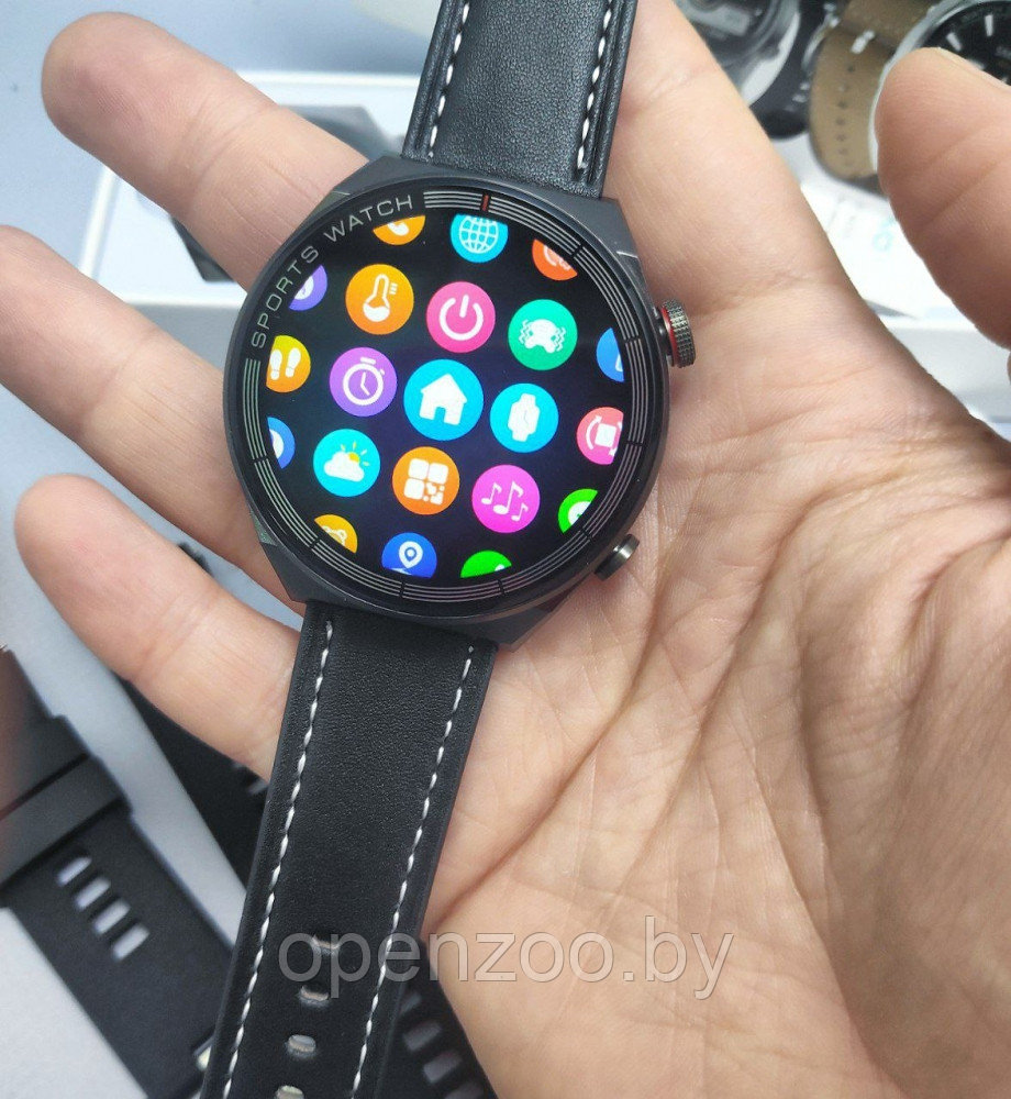 Умные часы Smart Watch Mivo GT3 /1.5/ IP68 / NFC / 2 комплекта ремешков Циферблат Серебро - фото 5 - id-p214098181