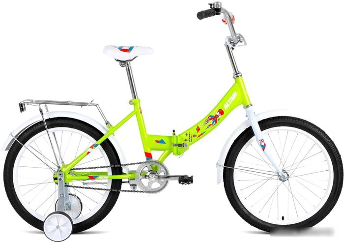 Детский велосипед Altair City Kids 20 compact 2021 (зеленый) - фото 1 - id-p210338831