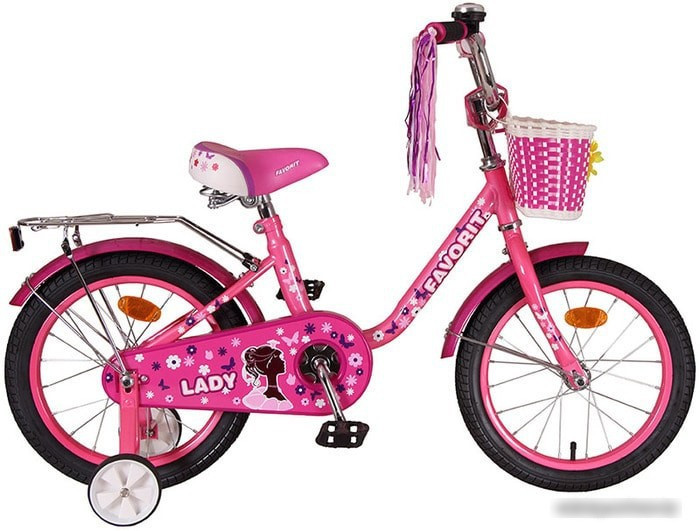 Детский велосипед Favorit Lady 16 2020 (розовый) - фото 1 - id-p210498166