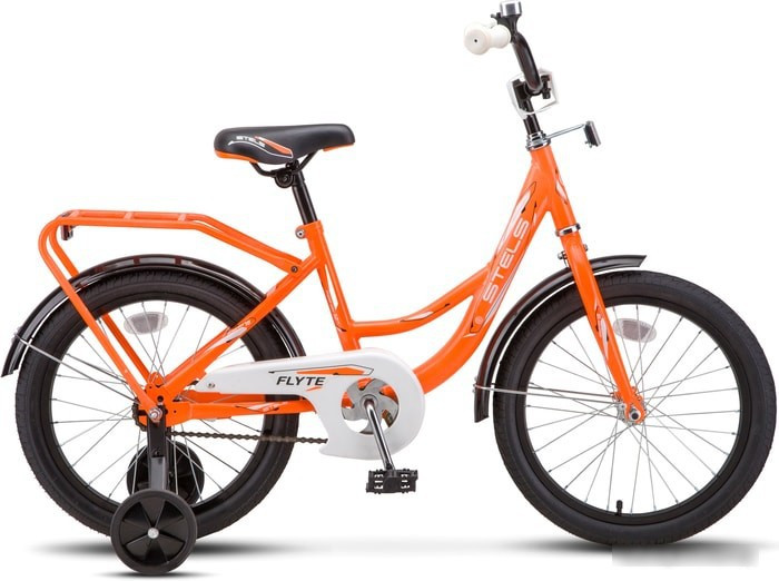 Детский велосипед Stels Flyte 18 Z011 2021 (оранжевый) - фото 1 - id-p210498735