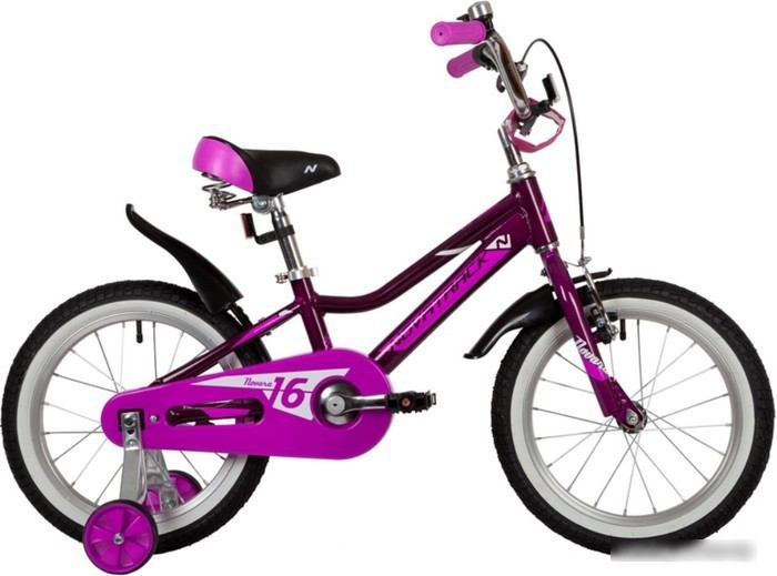 Детский велосипед Novatrack Novara 16 2022 165ANOVARA.VL22 (фиолетовый) - фото 1 - id-p210499462