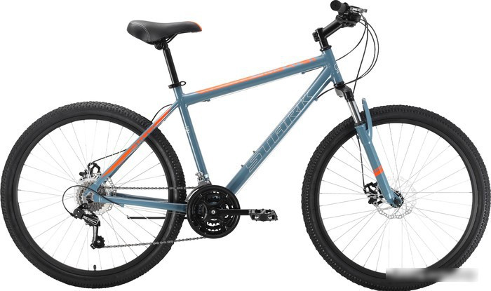 Велосипед Stark Outpost 26.1 D р.16 2022 (серый/оранжевый) - фото 1 - id-p210499757