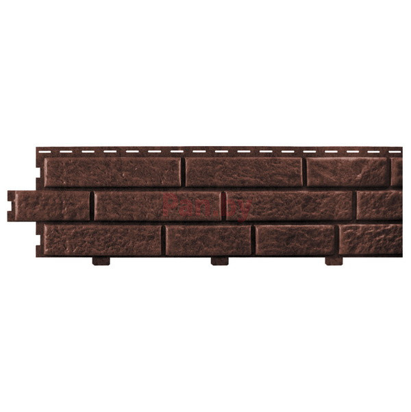 Фасадная панель (цокольный сайдинг) FineBer Brickhouse Кирпич коричневый - фото 1 - id-p214175711