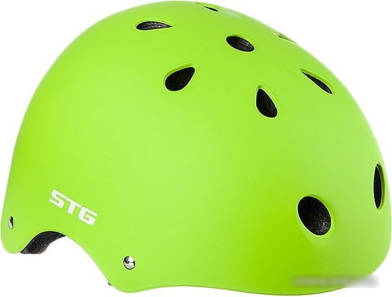 Cпортивный шлем STG MTV12 XS (р. 48-52, зеленый) - фото 1 - id-p210505844