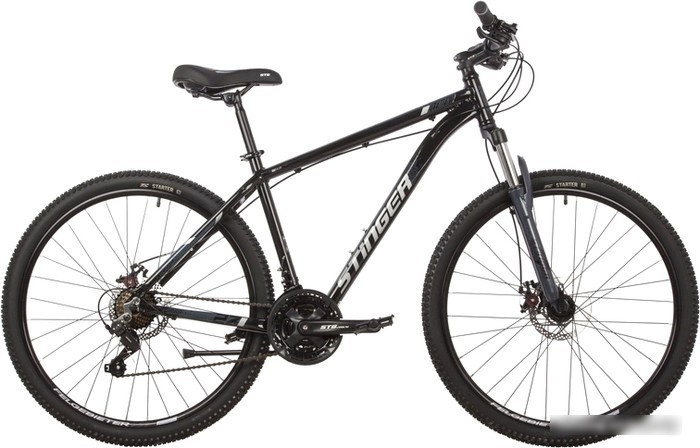 Велосипед Stinger Element STD 27.5 р.16 2022 (черный) - фото 1 - id-p210505939