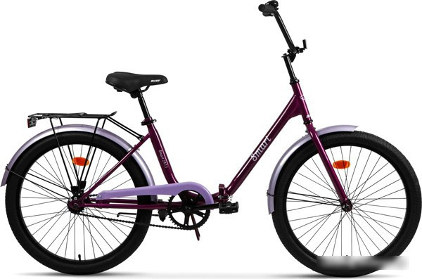 Велосипед AIST Smart 24 1.1 2017 (фиолетовый) - фото 1 - id-p210508241