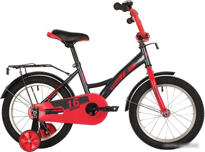 Детский велосипед Foxx BRIEF 16 2021 (красный) - фото 1 - id-p210508780