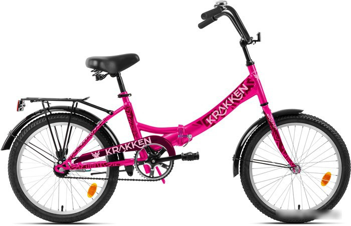Детский велосипед Krakken Krabs 1.0 20 2023 (розовый) - фото 1 - id-p210512434