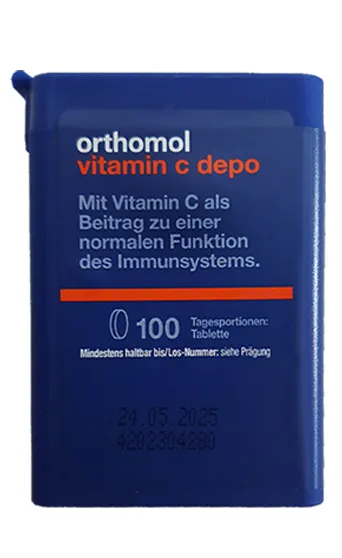 Биологически активная добавка к пище ОРТОМОЛ/ORTHOMOL® Vitamin C depo № 100