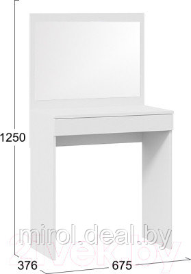 Туалетный столик с зеркалом ТриЯ Никки Тип 1 - фото 7 - id-p214185602