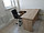 Кресло офисное  Самба Хром эко-кожа черная, фото 5
